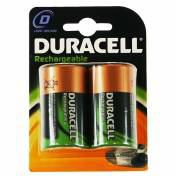 Duracell Rechargeable D Size 2 Pack Wiederaufladbarer Akku Nickel-Metallhydrid [NiMH] (Duracell Rechargeable D Size 2 Pack)