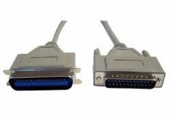 Cables Direct PC-105 Paralleles Kabel Grau (CDL 5m D25 [M] to 36 Centronic)