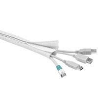 Microconnect CABLESOCK3 Kabelmuffe Weiß (Cablesock W/hook and loop 1,8m - Tube dimameter: 2-4cm White - Warranty: 300M)