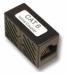 Microconnect MPK101 Kabeladapter RJ45 Schwarz (Modular Adapter RJ45-RJ45 CAT6 - F/F, 8C/8P, UTP Connection - Allocation: 1:1, Plastic housing - Warranty: 300M)