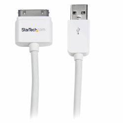 StarTech.com Cavo lungo connettore dock Apple 30 pin a USB per iPhone / iPod / iPad 3 m con connettore a gradino (StarTech.com Cavo lungo connettore dock Apple 30 pin a USB per iPhone / iPod / iPad...