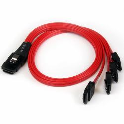 StarTech.com SFF-8087 auf 4x SATA Kabel 50 cm - Internes Mini SAS auf Serial-ATA Reverse Multilane Kabel (50CM SFF8087 MINI SAS TO 4X SAT - - SERIAL ATTACHED SCSI TO SATA)