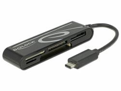 DeLOCK 91739 card reader USB 2.0 Black (Delock USB 2.0 Card Reader USB Type-C)