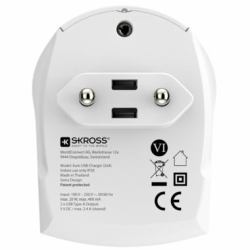 Skross 1.302421 mobile device charger Universal White AC Indoor 