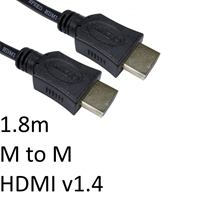 target Cables Direct 77HDMI-018 HDMI cable 1.8 m HDMI Type A [Standard] Black 