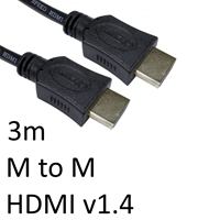 target Cables Direct 77HDMI-030 HDMI cable 3 m HDMI Type A [Standard] Black 