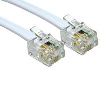 target RJ11 [M] to RJ11 [M] 3m White OEM Cable