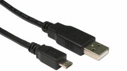 Target 26-2944 USB cable USB 2.0 0.5 m USB A Micro-USB B 0.48 Gbit/s Black 