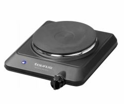 Taurus Volcano Uno Black, Stainless steel Countertop Sealed plate 1 zone[s] 