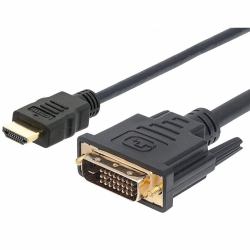 Techly Video Cable HDMI to DVI-D M / M 1.8m ICOC HDMI-D-018 