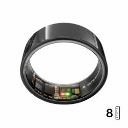 Ultrahuman Ring AIR – Sleep and Fitness Tracker, Smart Ring for Men and Women, No app fee for standard features, Up to 6 days battery life [Size 8 ] 