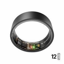 Ultrahuman Ring AIR – Sleep and Fitness Tracker, Smart Ring for Men and Women, No app fee for standard features, Up to 6 days battery life [Size 12 ] 