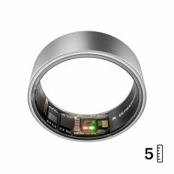 Ultrahuman Ring AIR – Sleep and Fitness Tracker, Smart Ring for Men and Women, No app fee for standard features, Up to 6 days battery life [Size 5] 