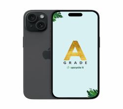 upcycle it Apple iPhone 15 [Refurbished] A 15.5 cm [6.1"] Dual SIM iOS 17 5G USB Type-C 128 GB Black 