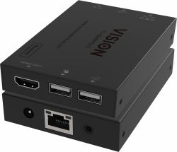Vision HDMI-over-IP Transmitter AV transmitter Black 