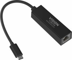 Vision TC-USBCETH/BL network card Ethernet 