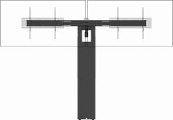 Vision VFM-F50/D TV mount/stand 2.18 m [86"] Black 