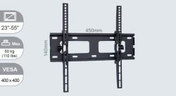 Vivolink VLMW2355T TV mount/stand 139.7 cm [55"] Black 
